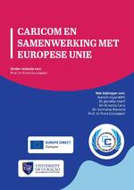 CARICOM en samenwerking met Europese Unie